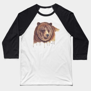 Grizzly portrait Baseball T-Shirt